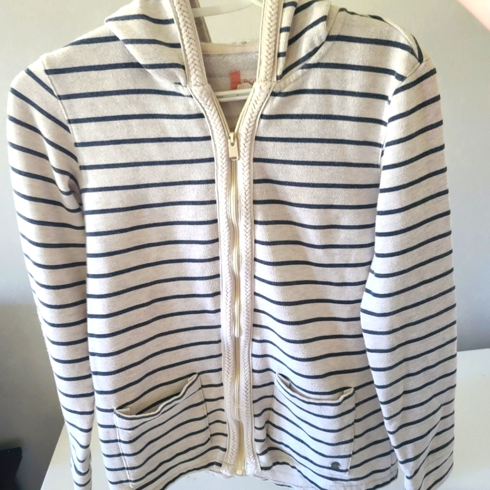 Roxy Girl Stripped Zip Hoody